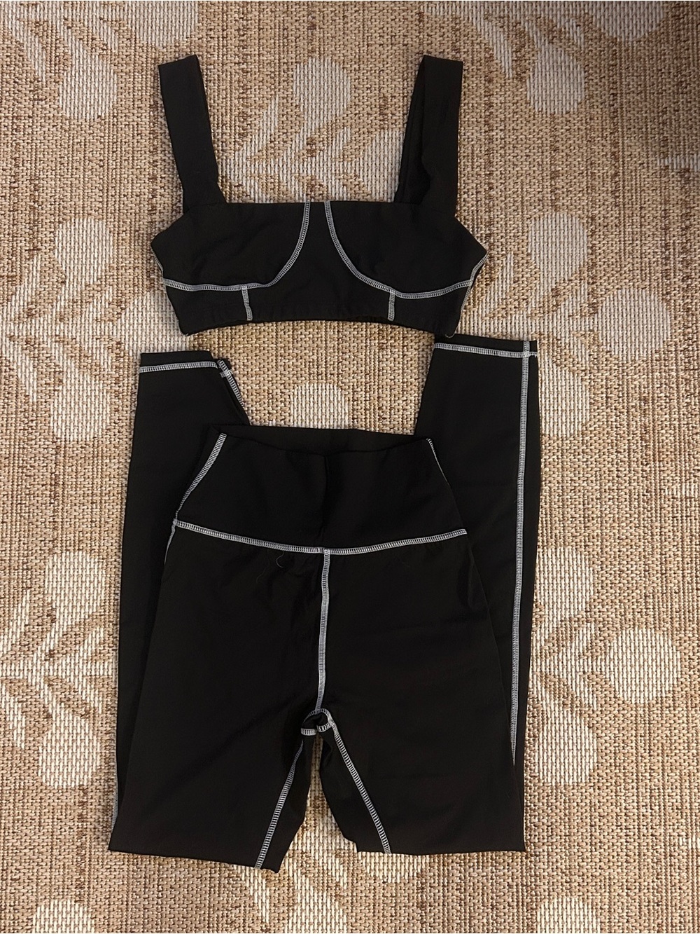 WeWoreWhat Corset Bra Top & Legging Set